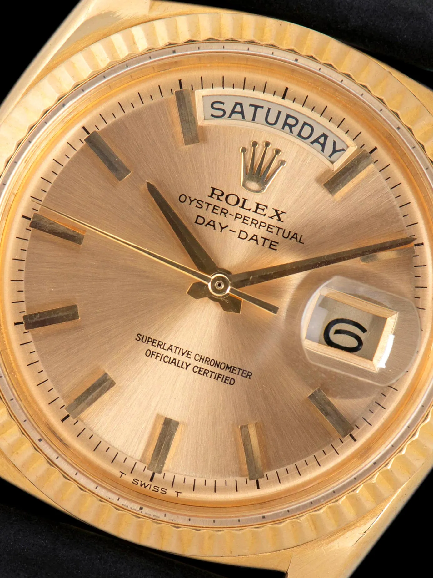 1964 Rolex Day-Date 18K YG (Ref. 1803) Non-Luminous Champagne Dial