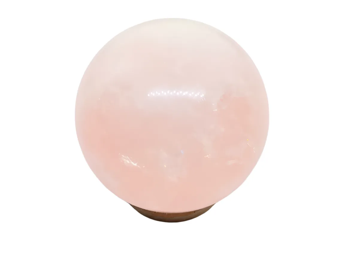 254G Star Rose Quartz Crystal Sphere