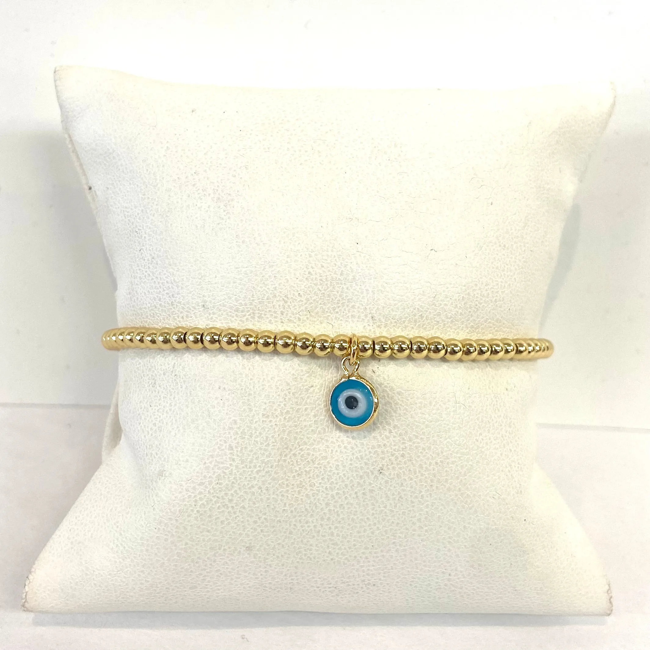 3MM Evil Eye Stretch Bracelet