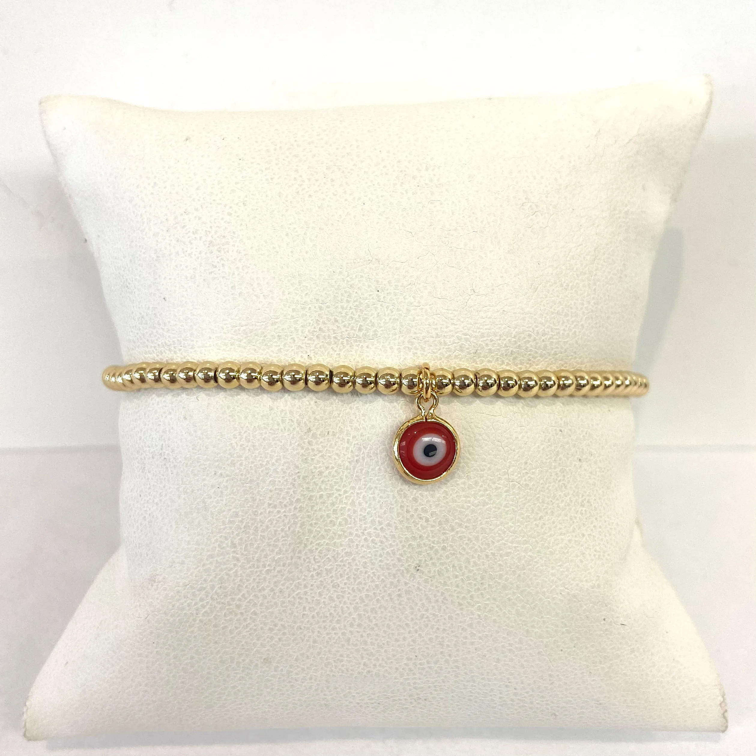 3MM Evil Eye Stretch Bracelet