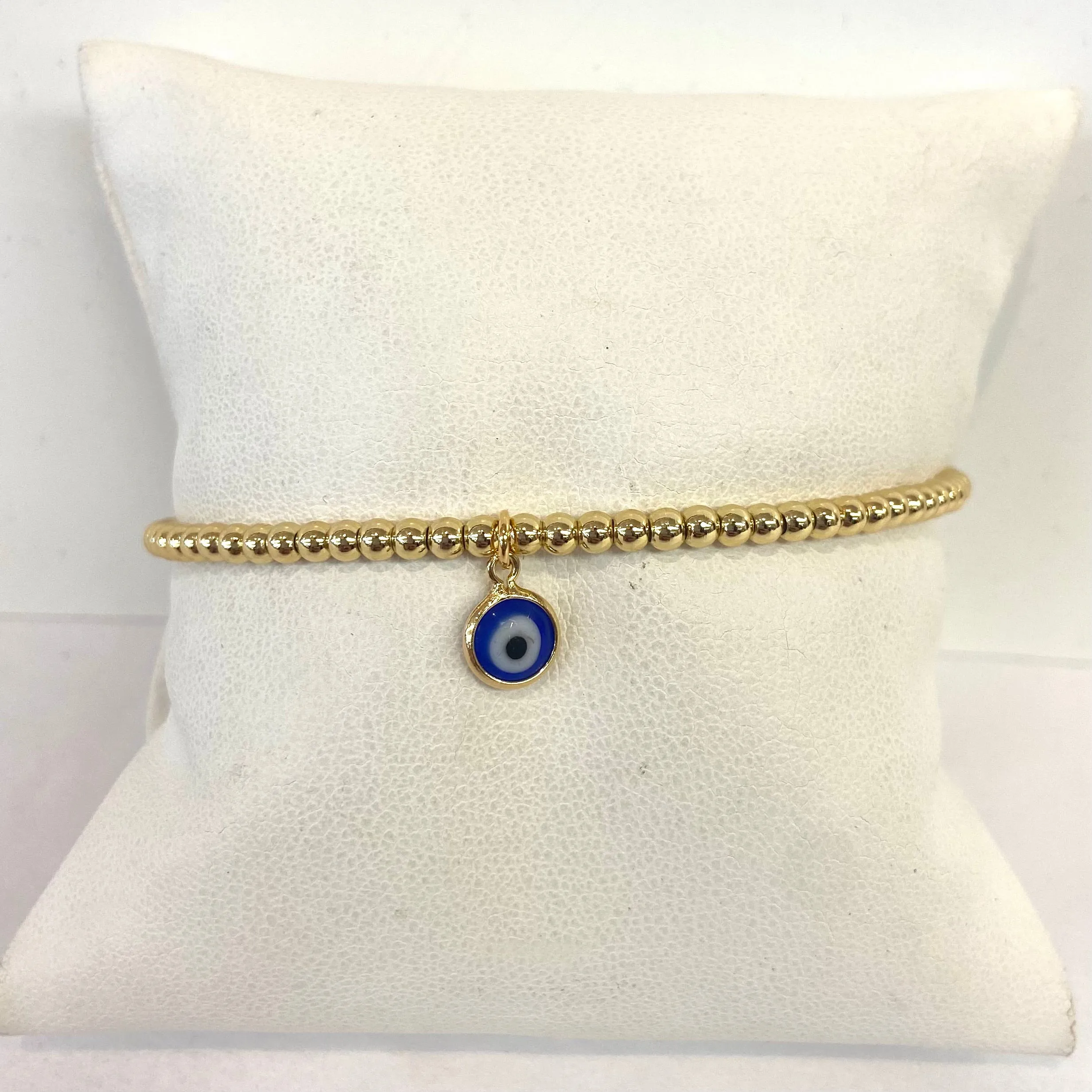 3MM Evil Eye Stretch Bracelet