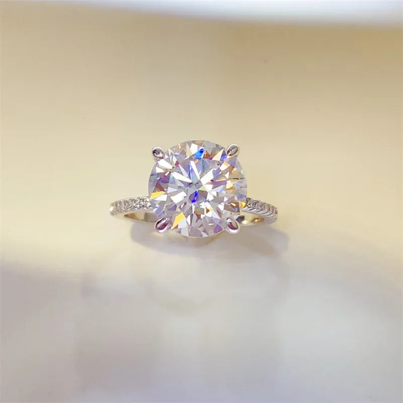 5 Carat Moissanite 925 Sterling Silver Ring