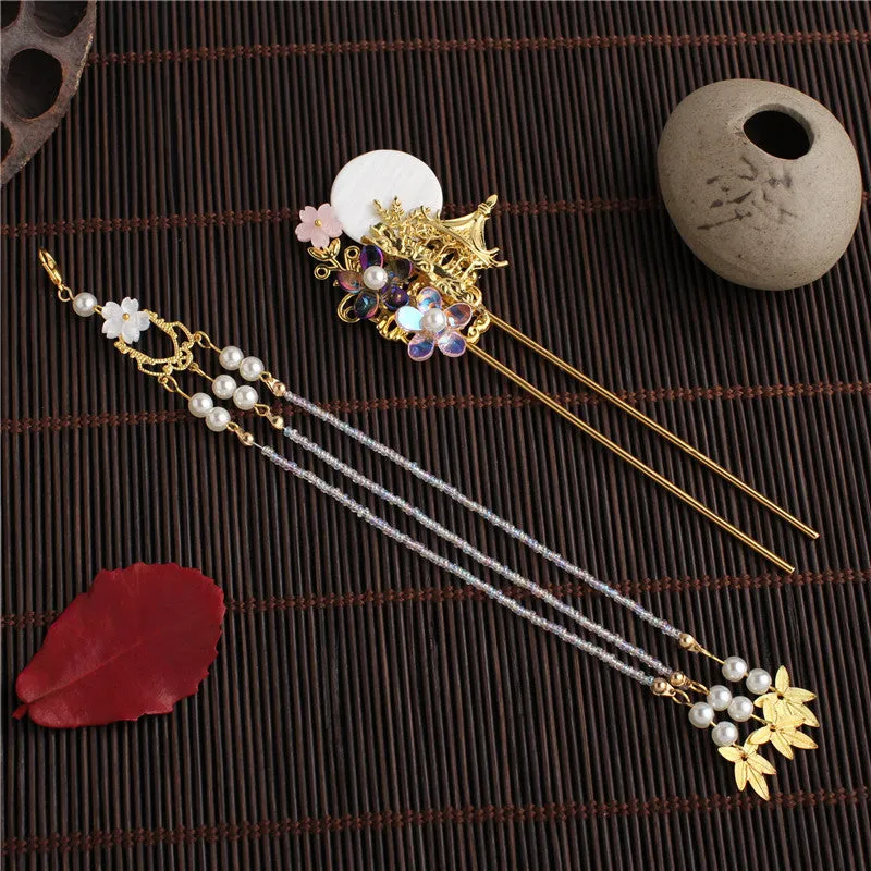 Ancient Costume Hairpin Accessories Tassel Walking Fairy Girl