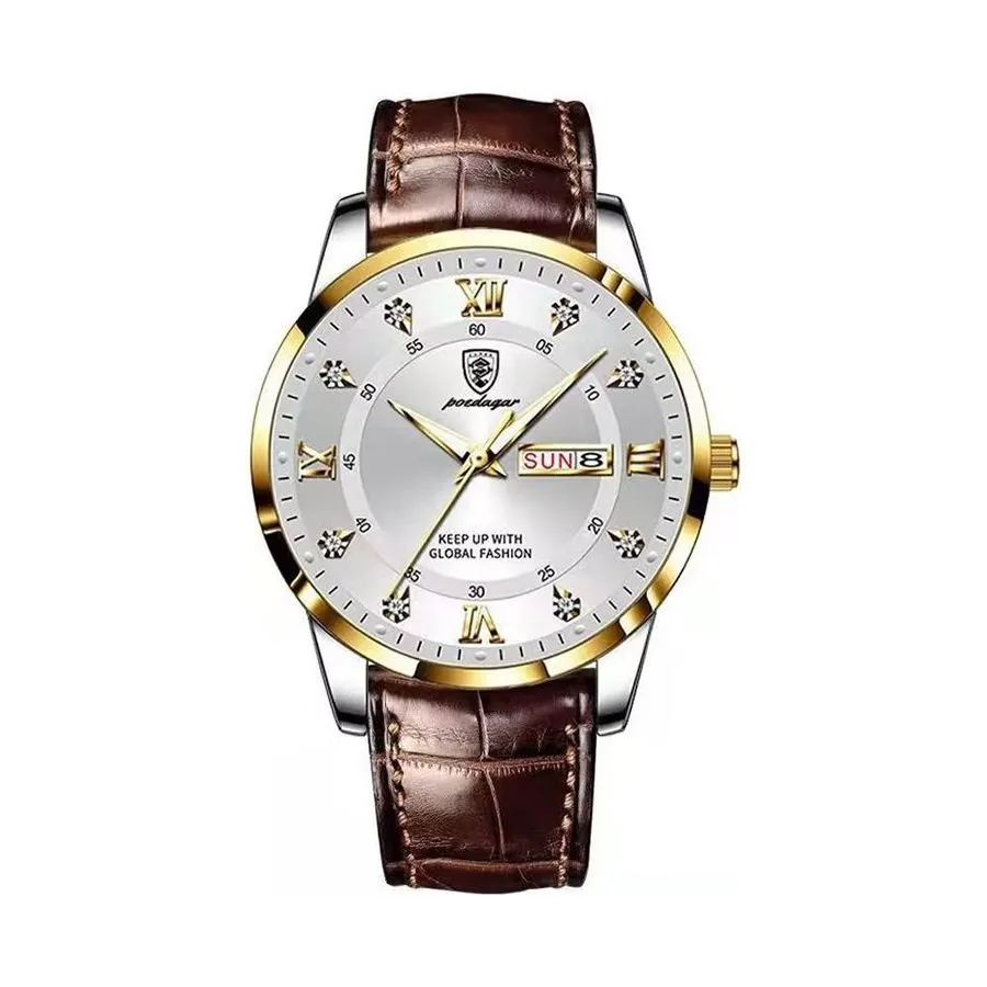 BeltTime Classic Quartz Calendar Watch with Belt Strap