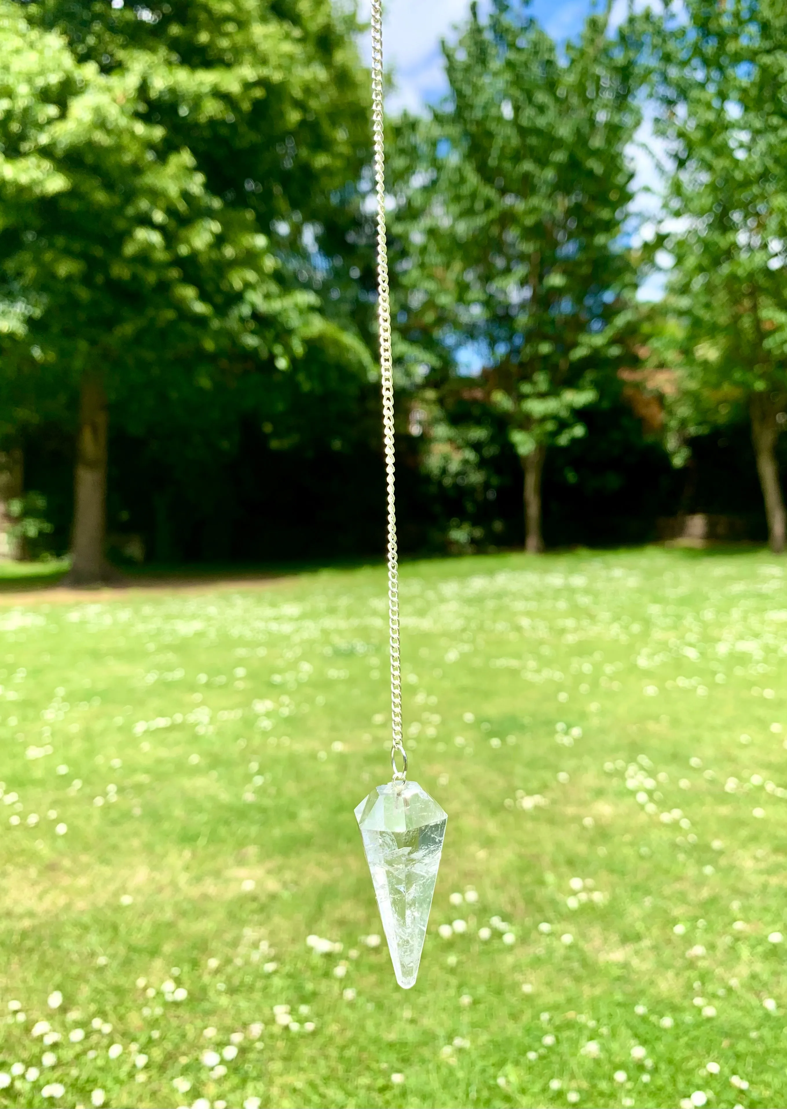 Clear Quartz Pendulum