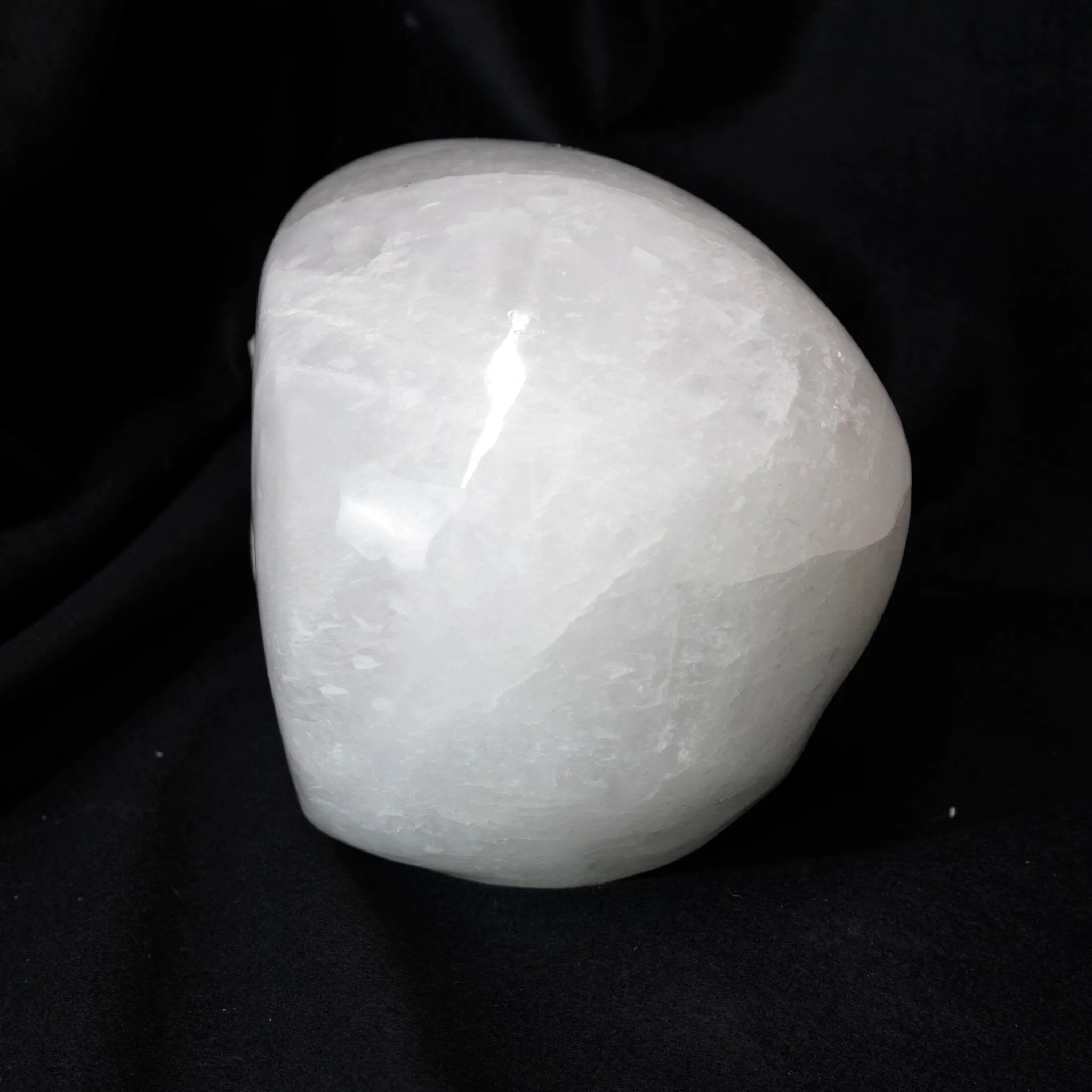 Clear Quartz Skull 12 Inch Carving