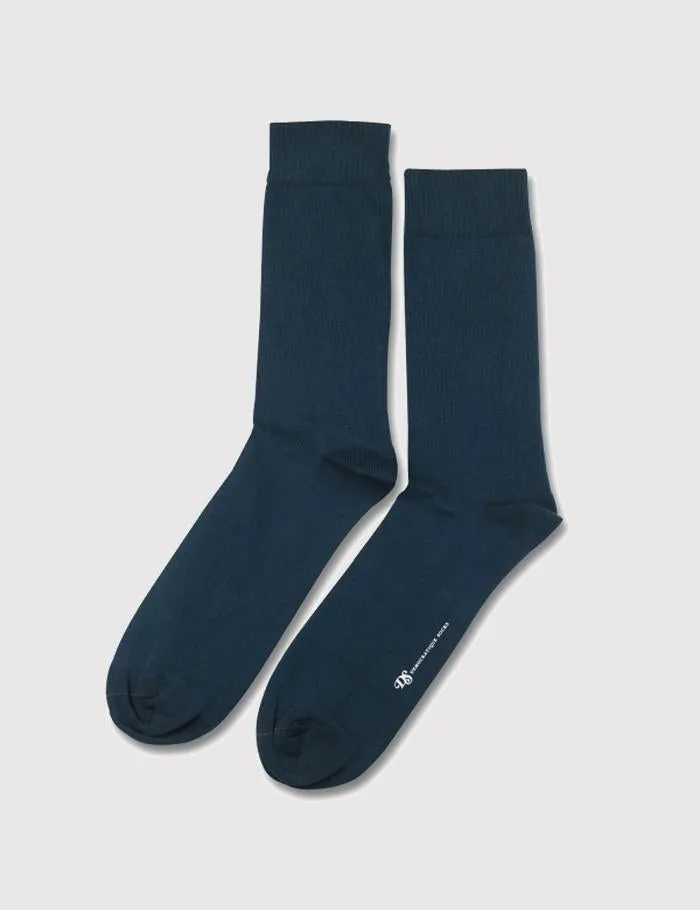 Democratique Solid Socks - Emerald Green