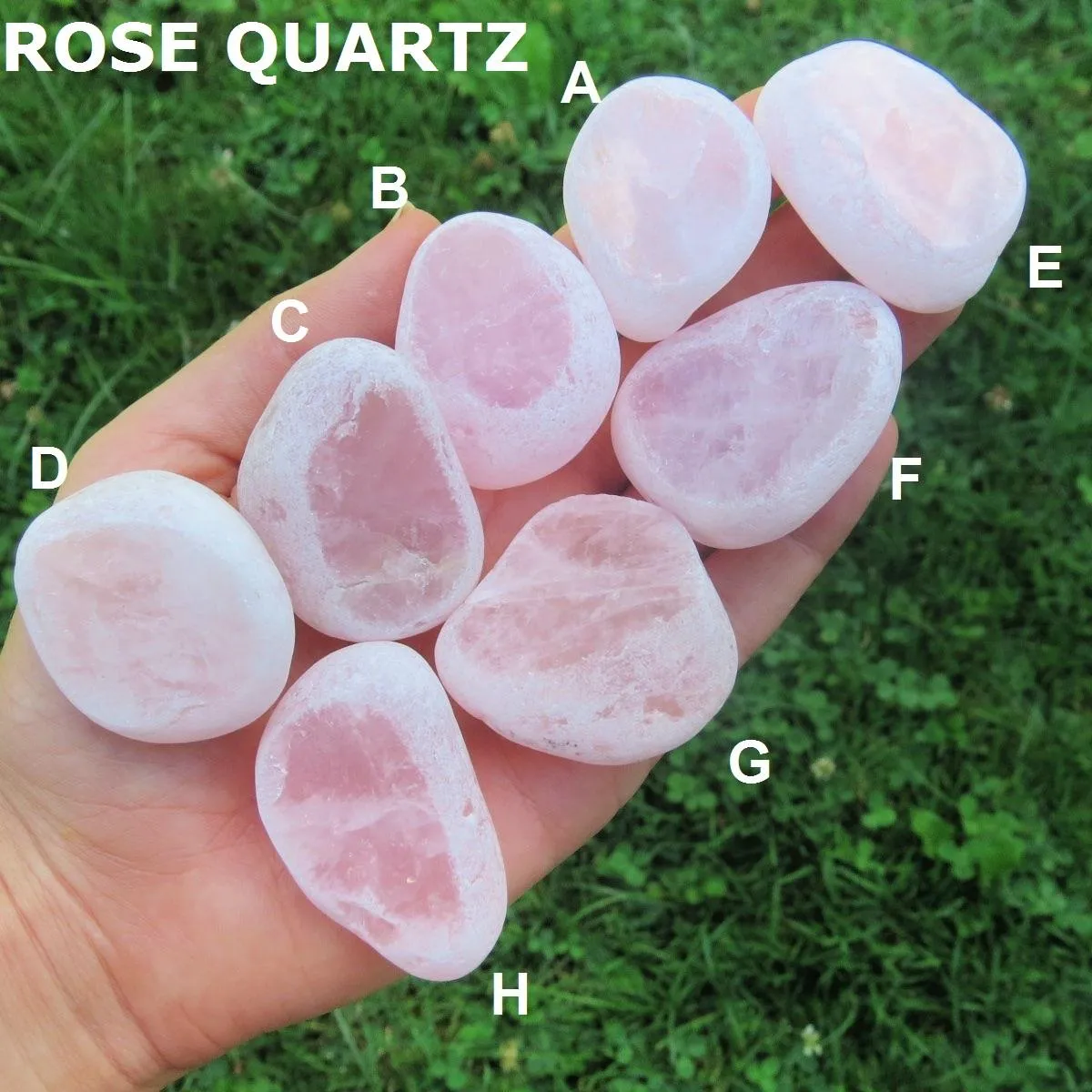 Ema Egg Window Stone | Amethyst, Smoky, Clear & Rose Quartz Seer Stone