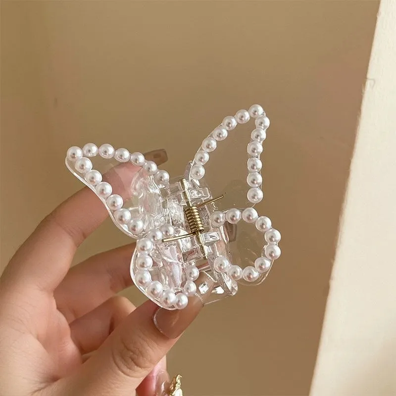 Fairy Mesh Butterfly Hairpin Hairpin Duckbill Clip Bow Hairpin Small Animal Headwear Hair Accessories Advanced Sense