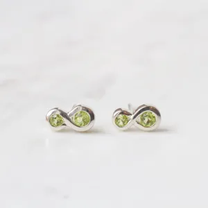 Figure 8 Peridot Post Earring