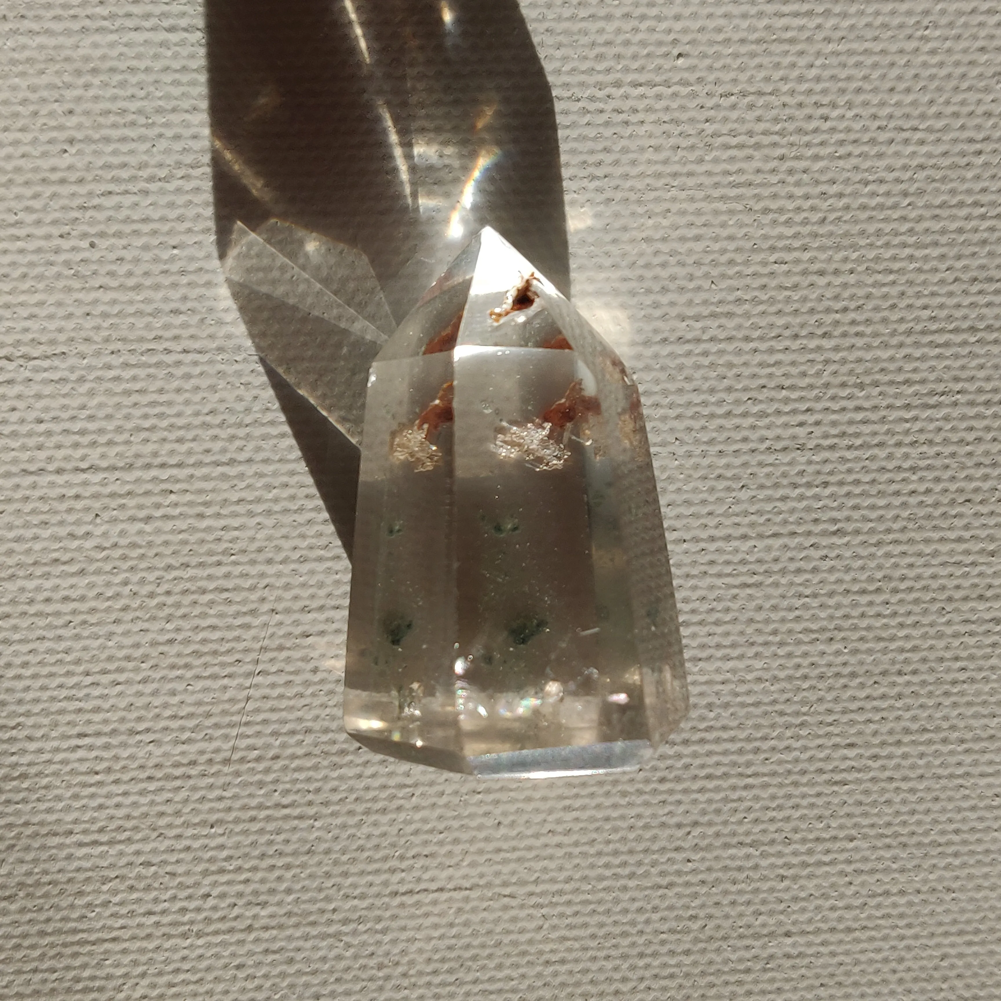 Garden Quartz Point, Lodolite Point (#8)