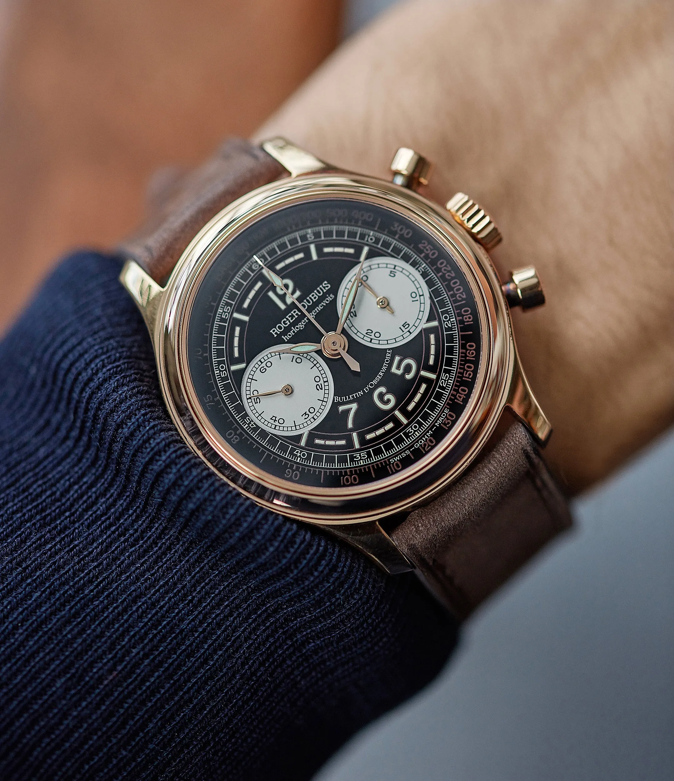 Hommage Chronograph H37 560 Series | Rose Gold