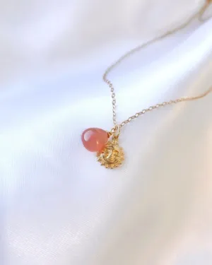 Inca Rose with Sun Necklace