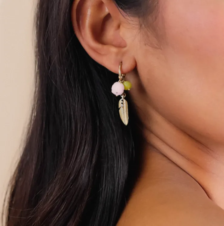 KEIRA Mini Creole With Dangle Earring