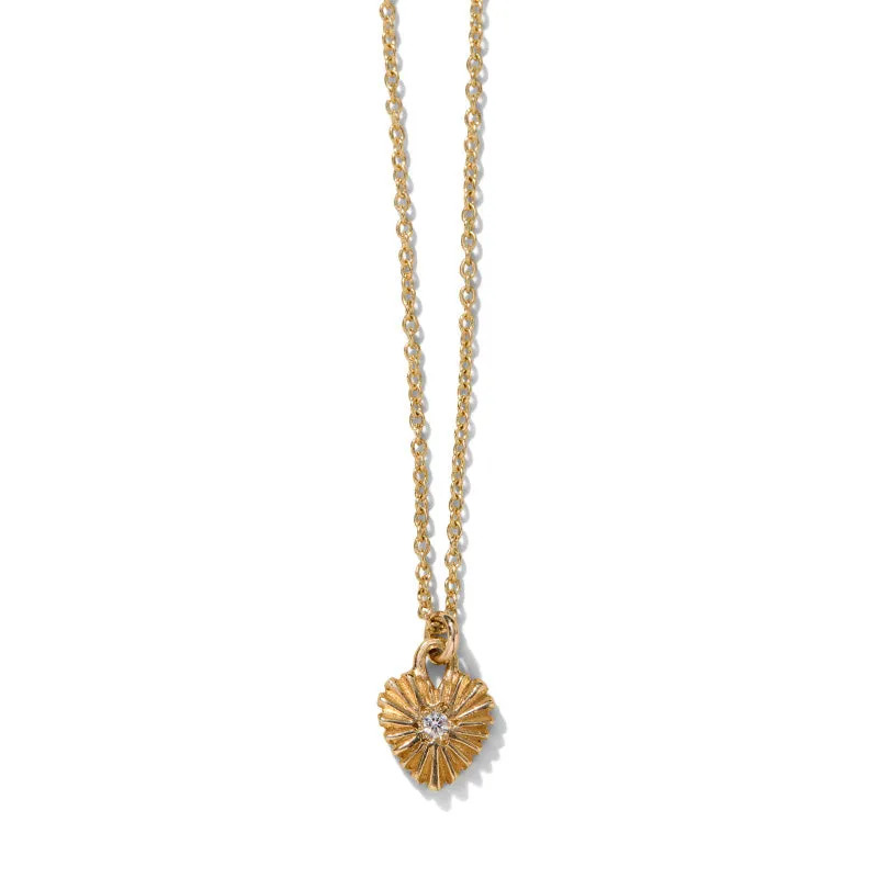 Kora Necklace, Diamond, 9kt Yellow Gold