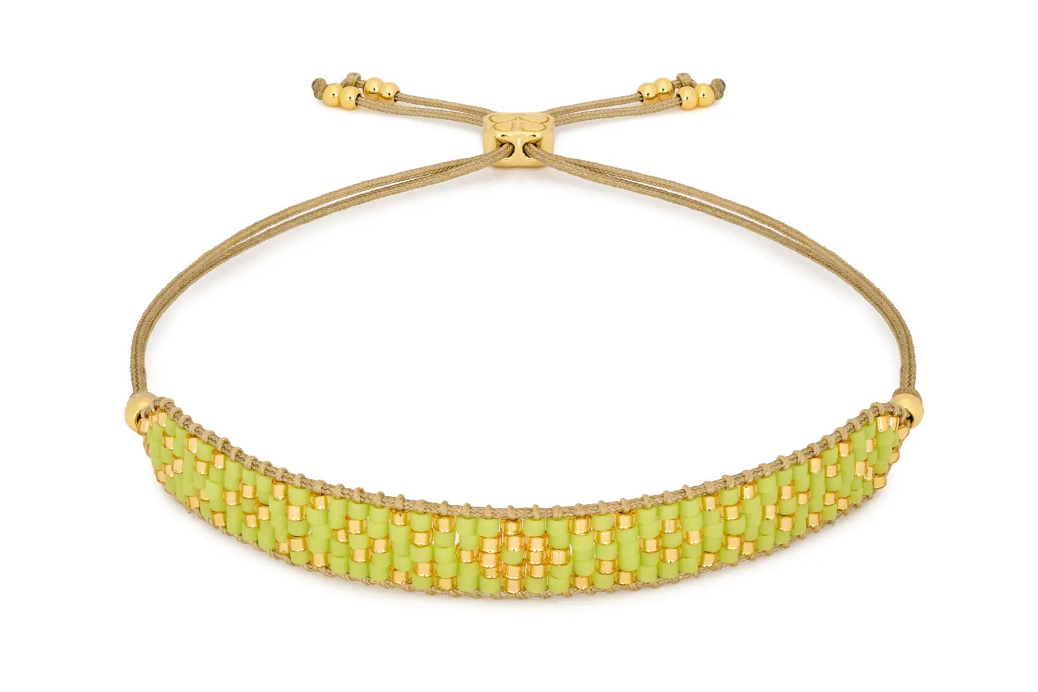 Koro Peridot Gold Bracelet Stack