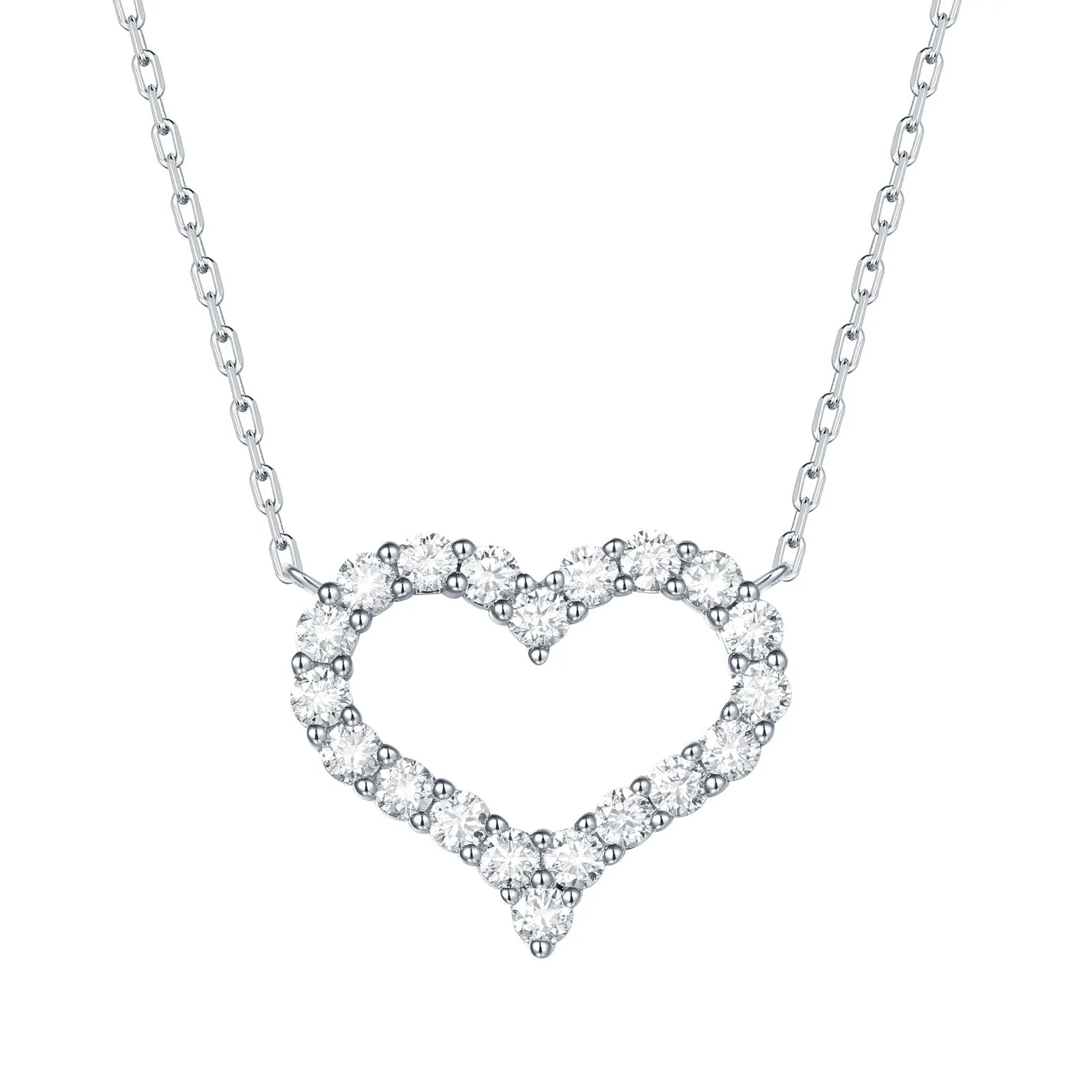 Lab Grown Diamond Heart Necklace