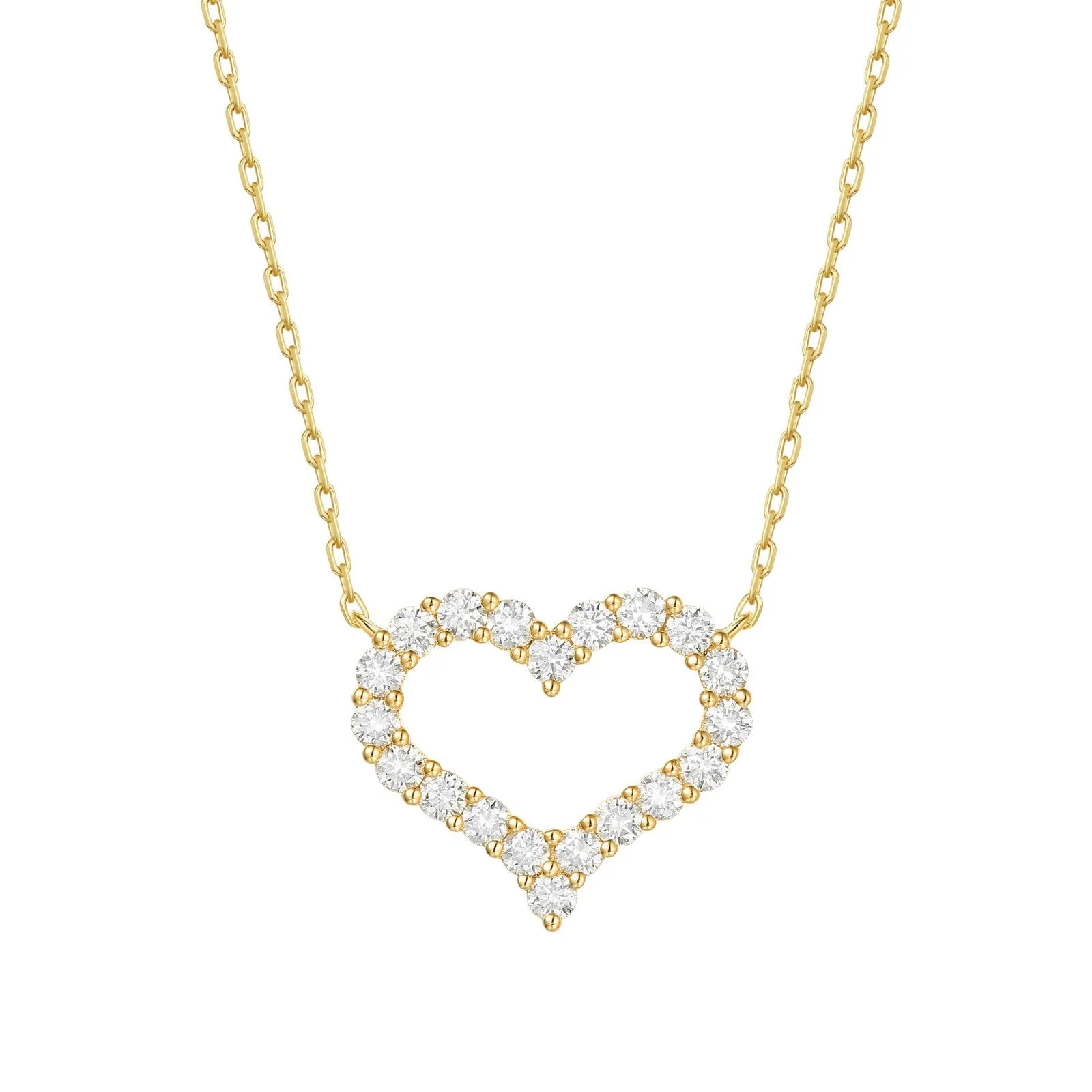 Lab Grown Diamond Heart Necklace