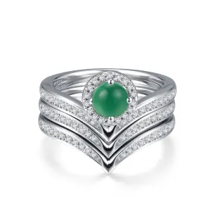 Love Jade Ring Set