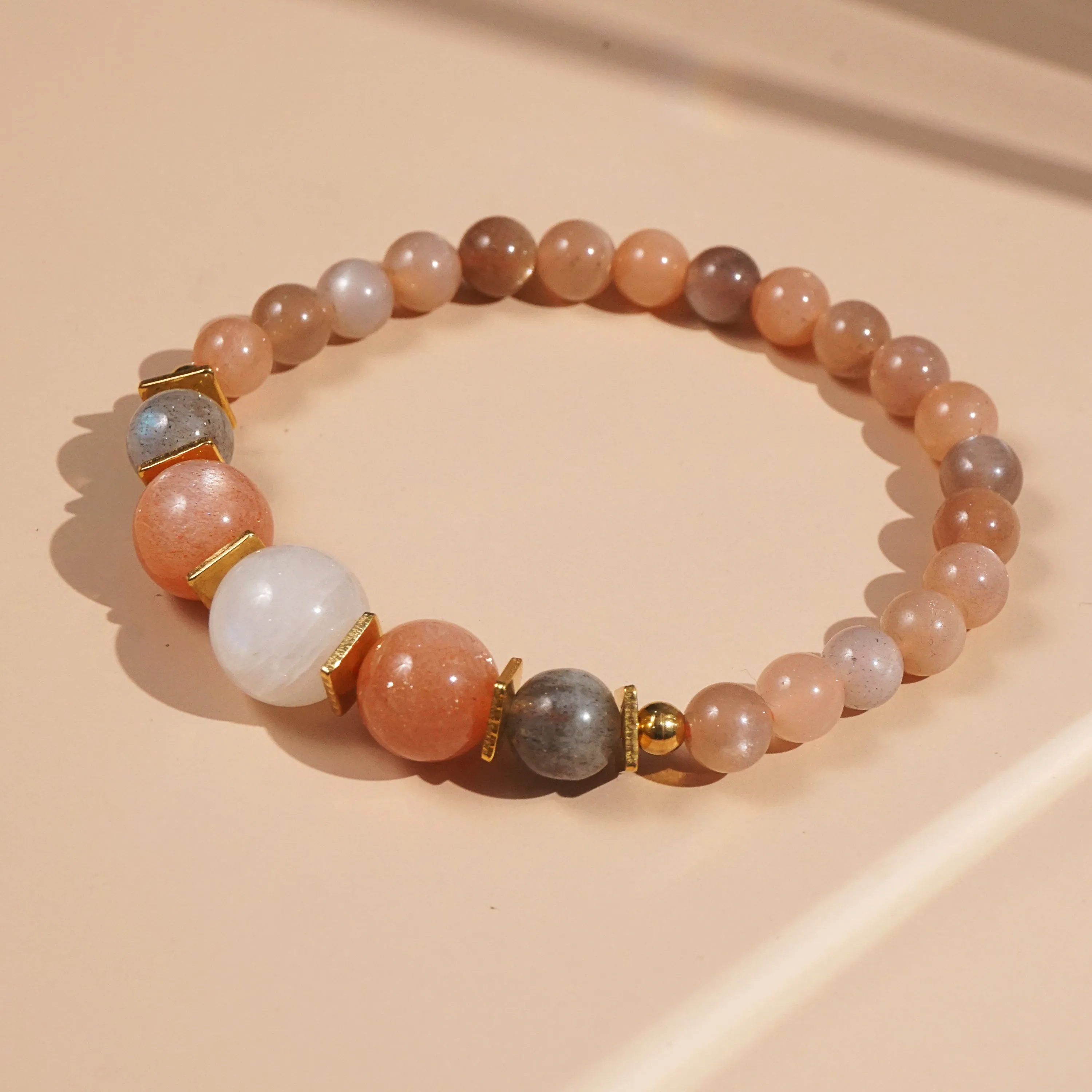 Mixed Moonstone and Sunstone