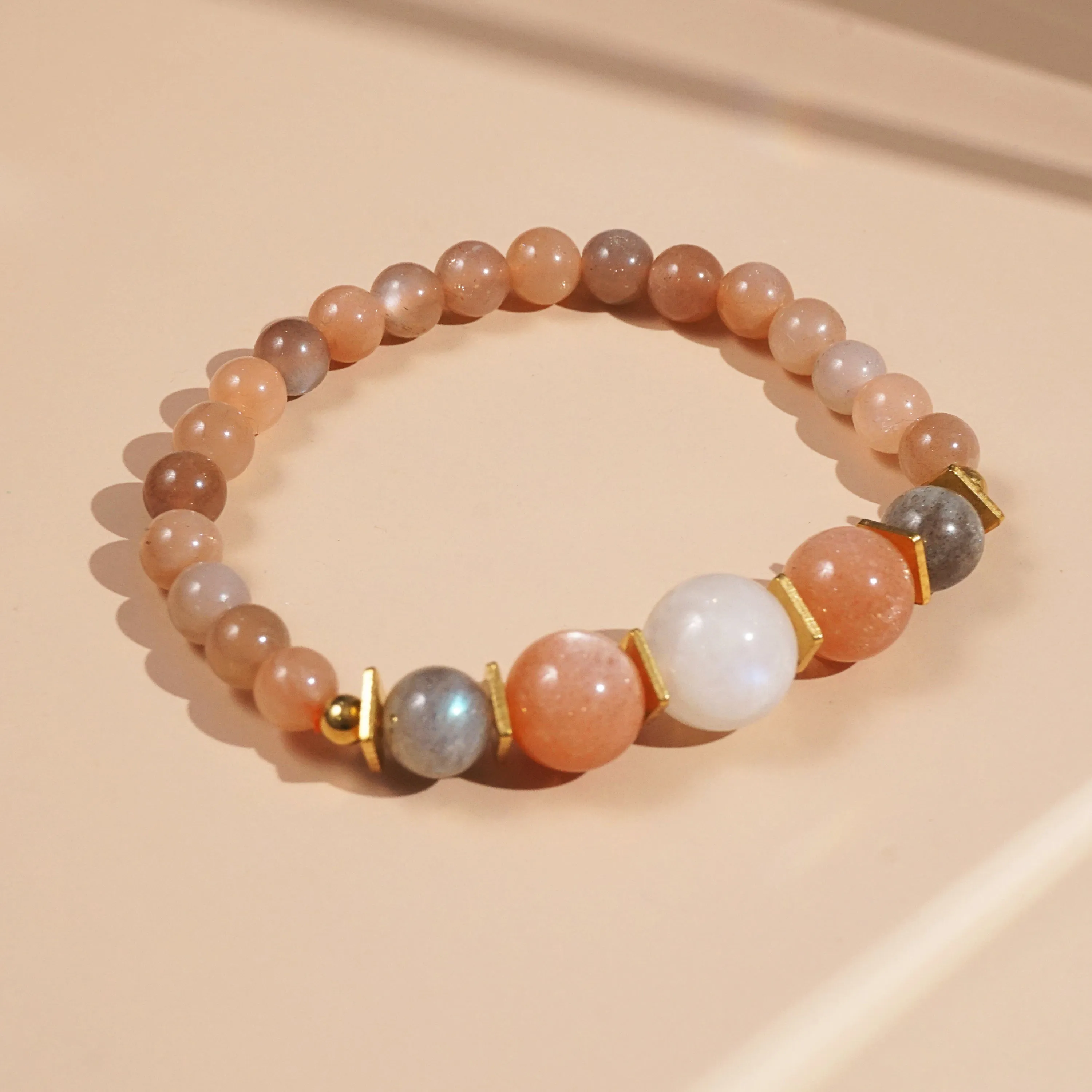 Mixed Moonstone and Sunstone