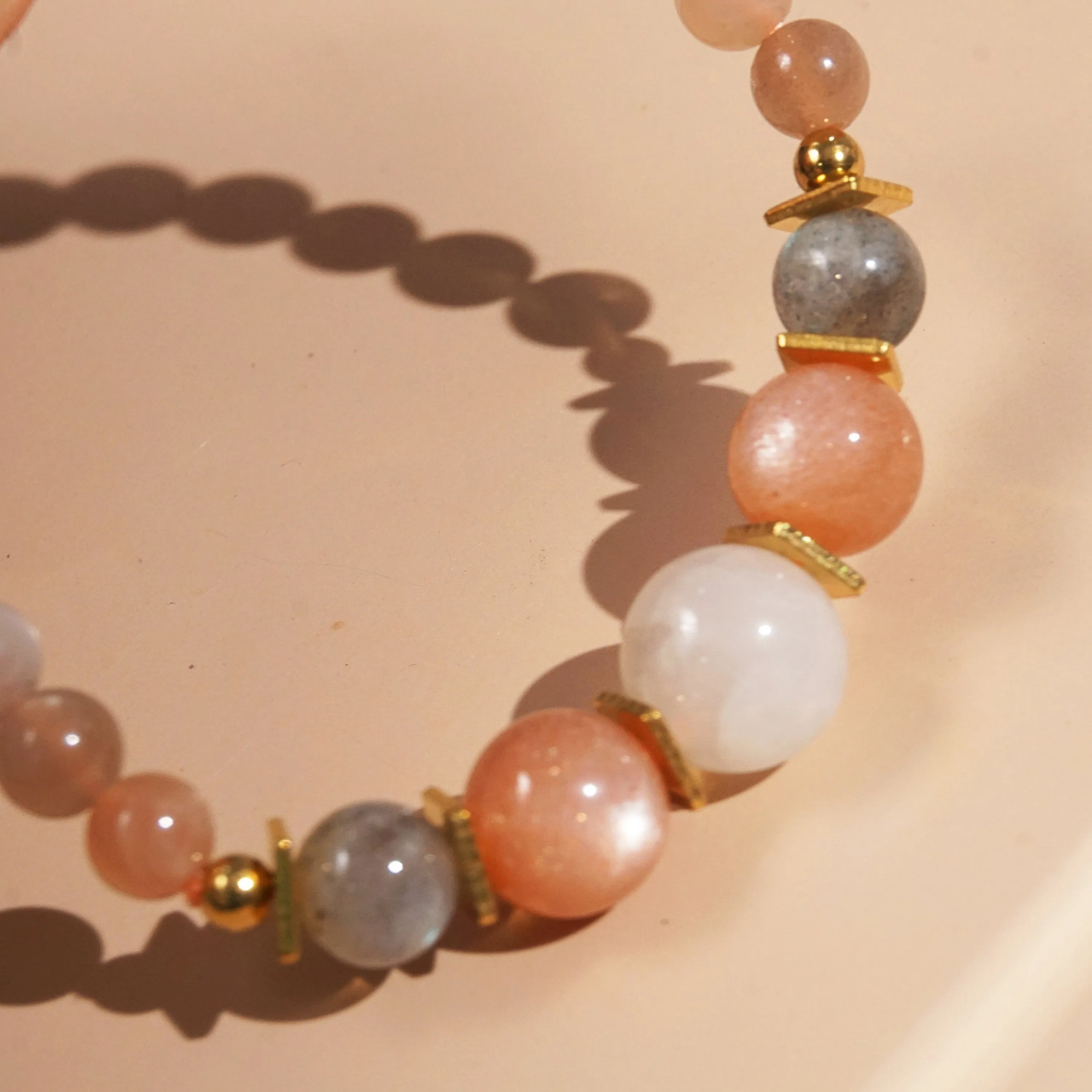 Mixed Moonstone and Sunstone