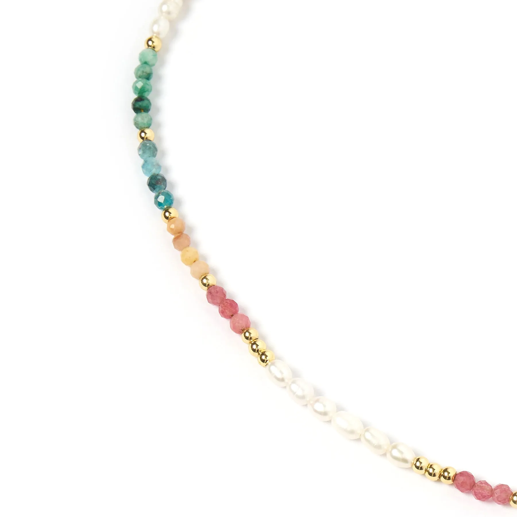 Moana Gemstone and Pearl Necklace