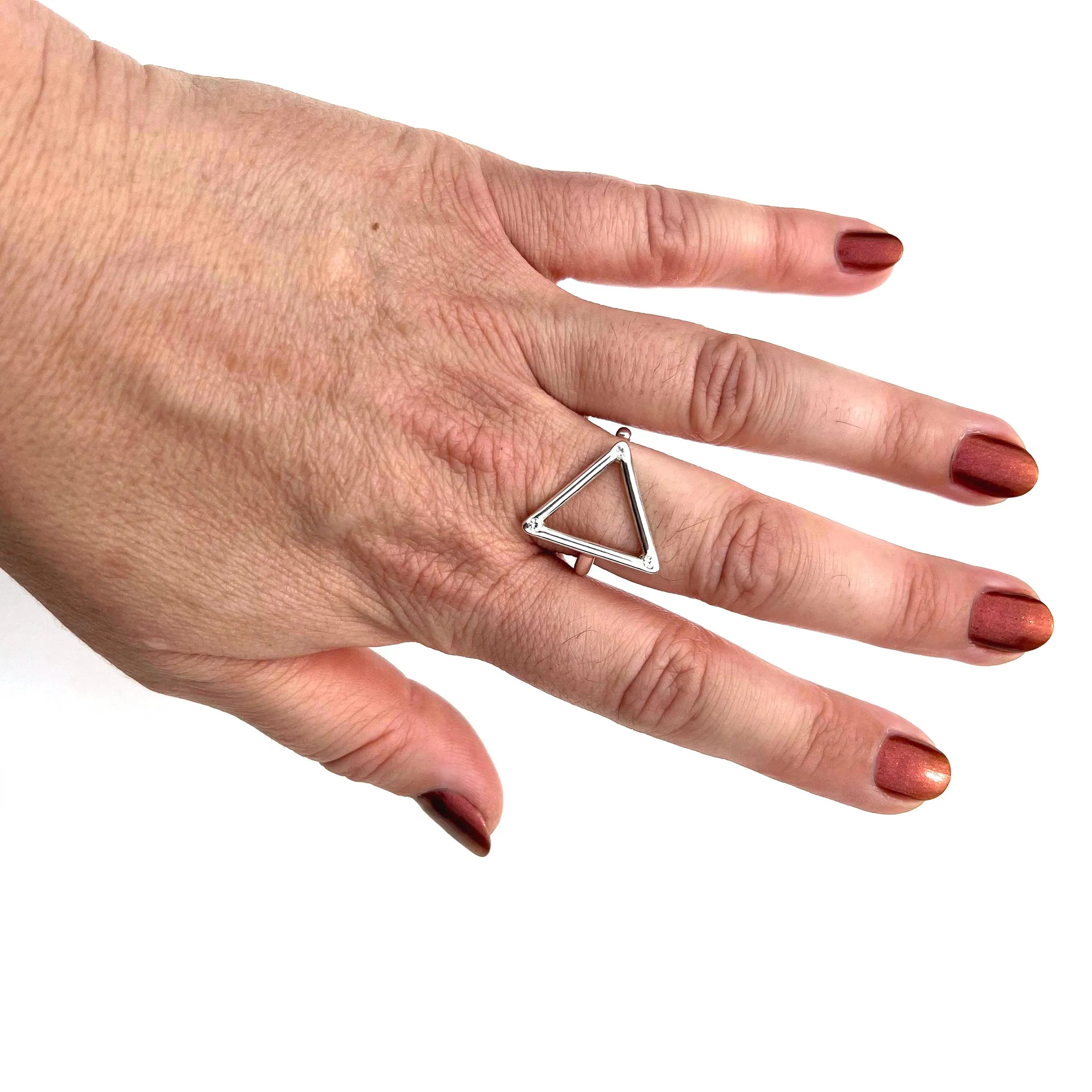 MPR x NU/NUDE Arrow Ring with Stones