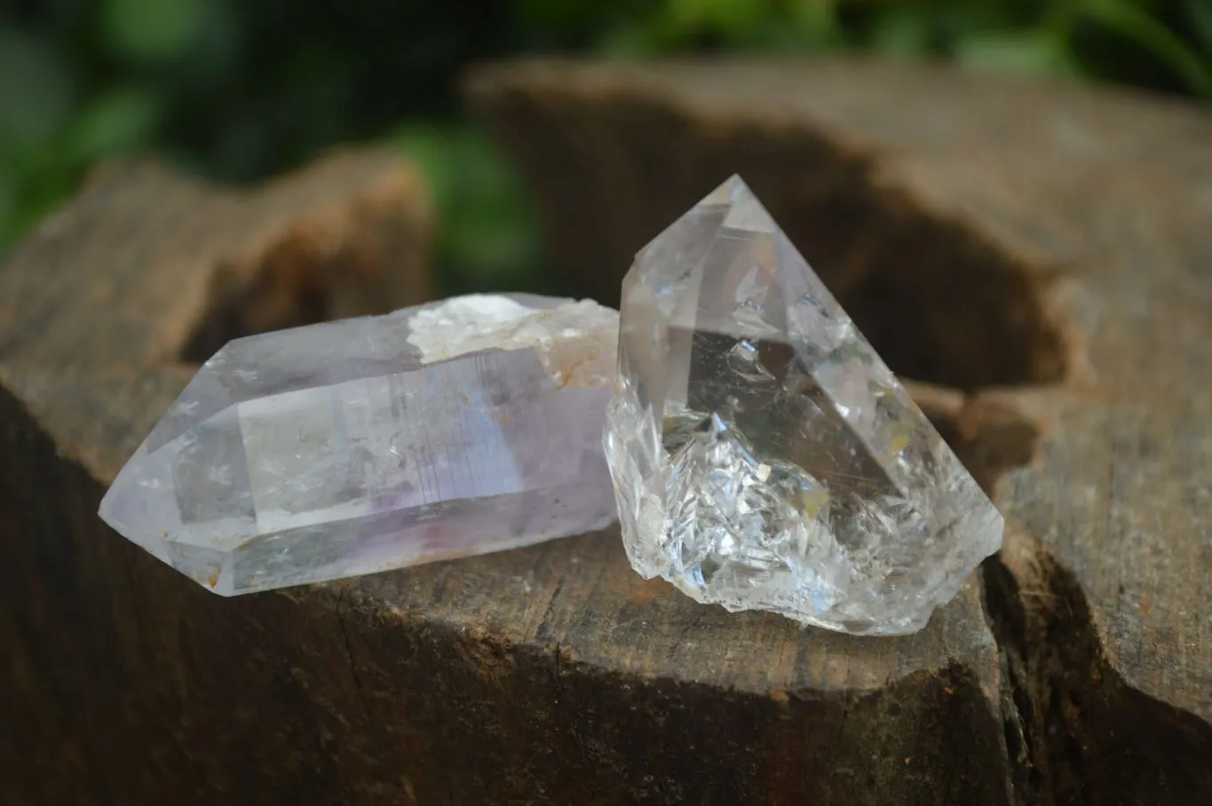 Natural Brandberg Clear Quartz Crystals With Hints Of Amethyst x 35 From Brandberg, Namibia