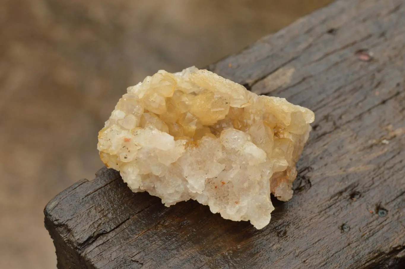 Natural Limonite Quartz Clusters With Goethite Inclusions In Some x 12 From Solwezi, Zambia