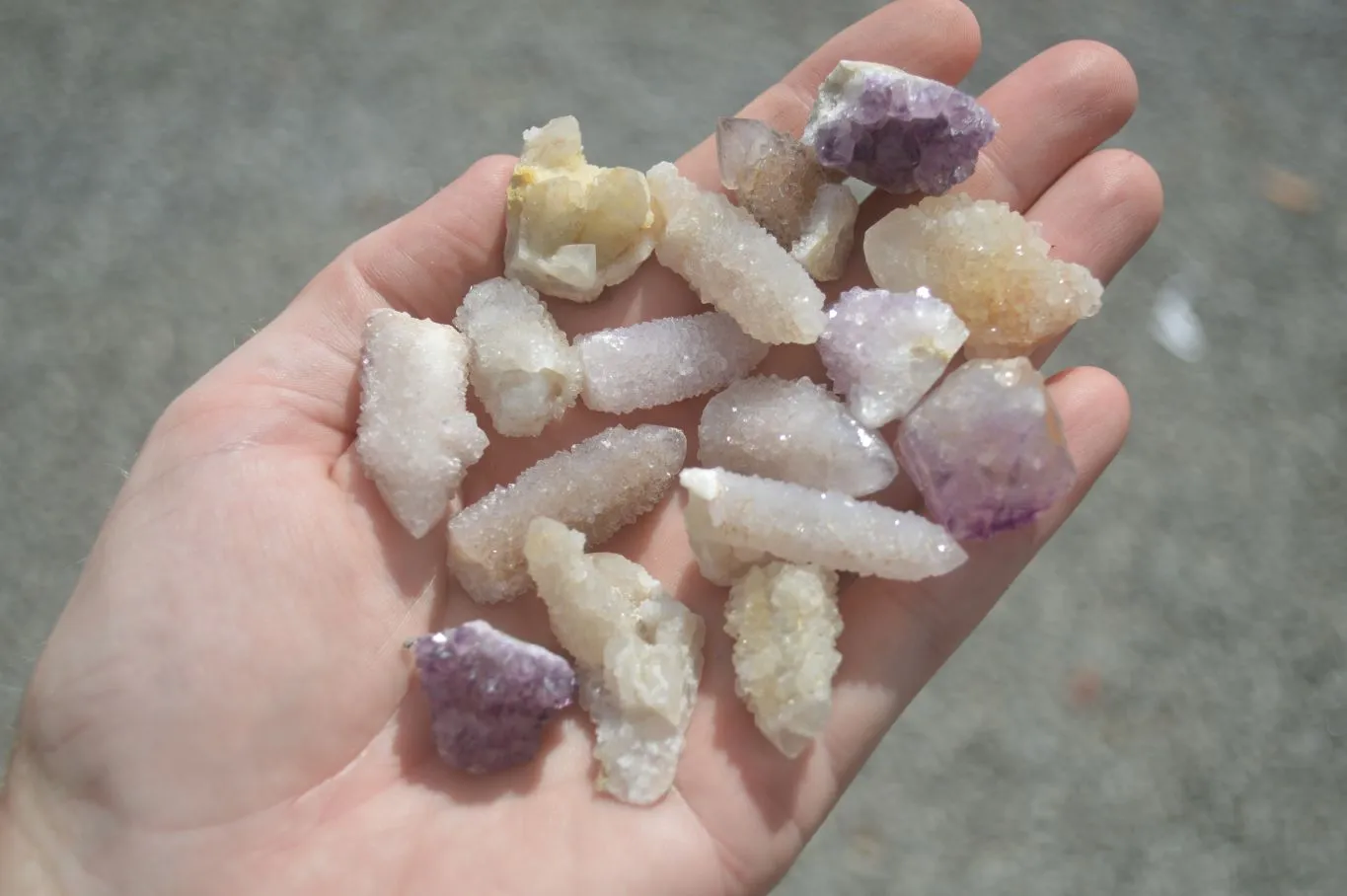 Natural Small Mixed Spirit Quartz Crystals x 70 From Boekenhouthoek, South Africa