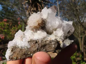 Natural Stunning Brandberg Quartz Matrix Specimens x 3 From Brandberg, Namibia