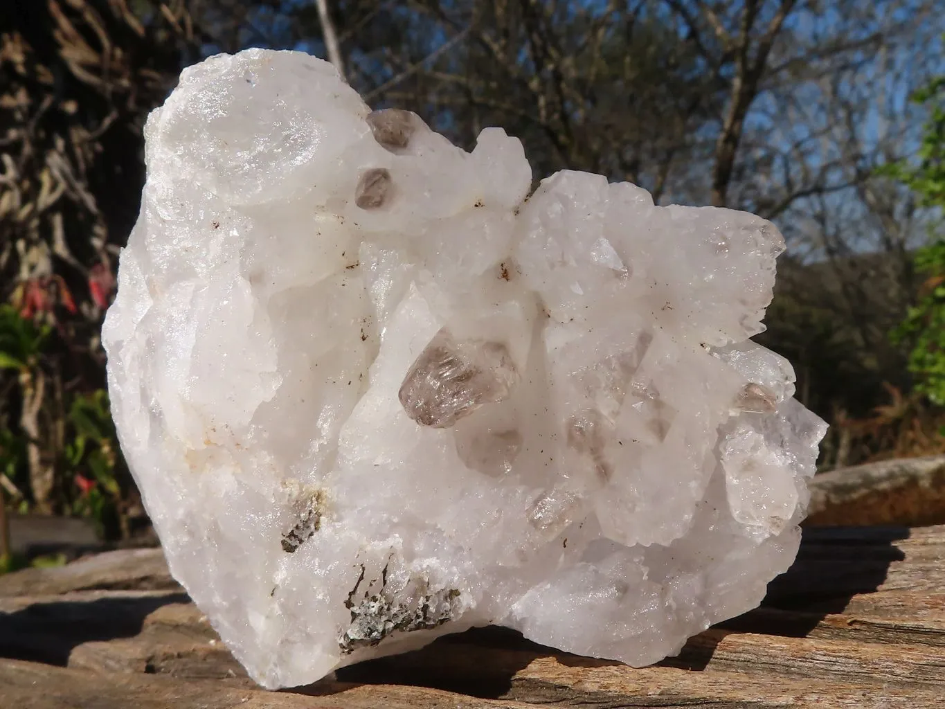 Natural Stunning Brandberg Quartz Matrix Specimens x 3 From Brandberg, Namibia