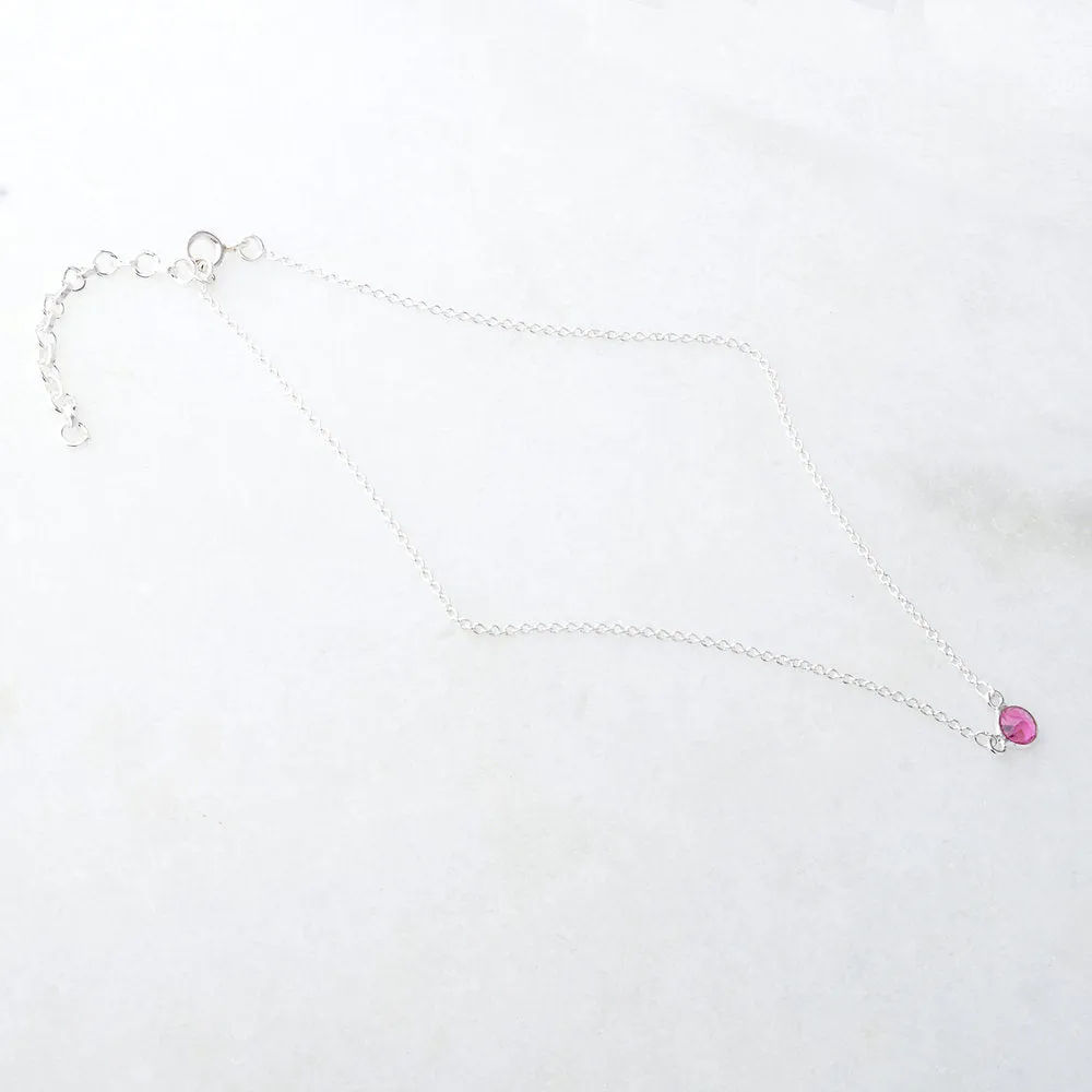 October Birthstone Necklace