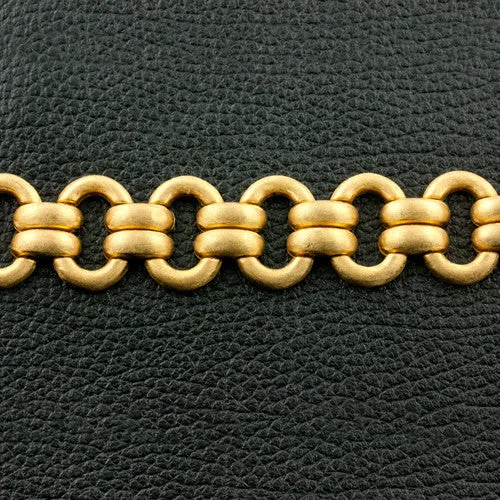 Oval & Bar Link Estate Bracelet