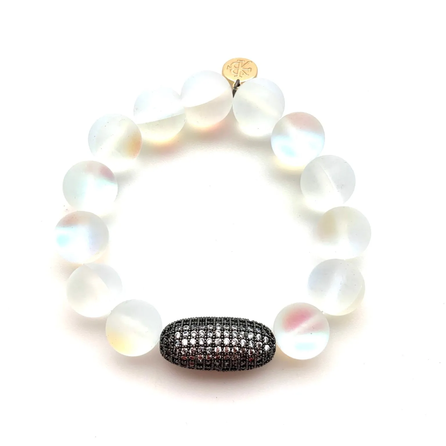 Pave’ Moonstone Bracelet by Karli