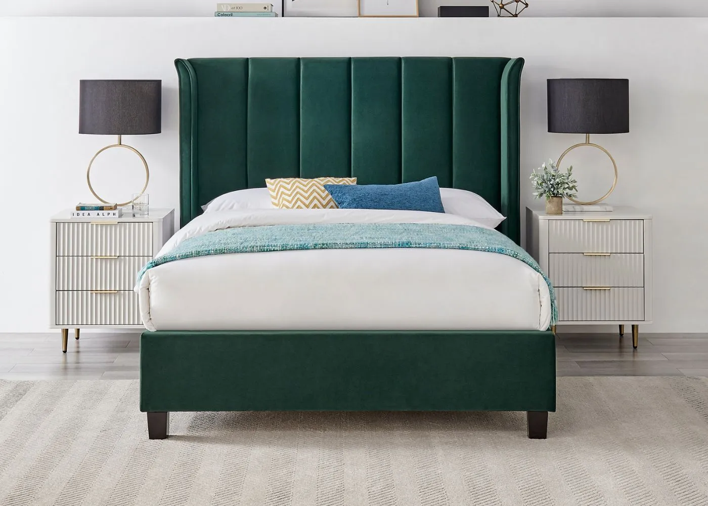 Polaris Emerald Bedframe Range by Limelight - Emerald Bedframe Collection