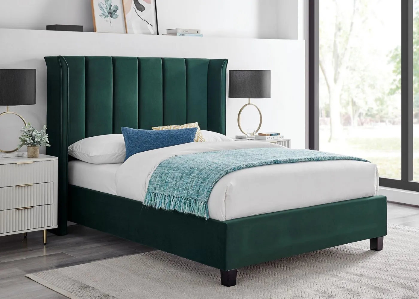 Polaris Emerald Bedframe Range by Limelight - Emerald Bedframe Collection