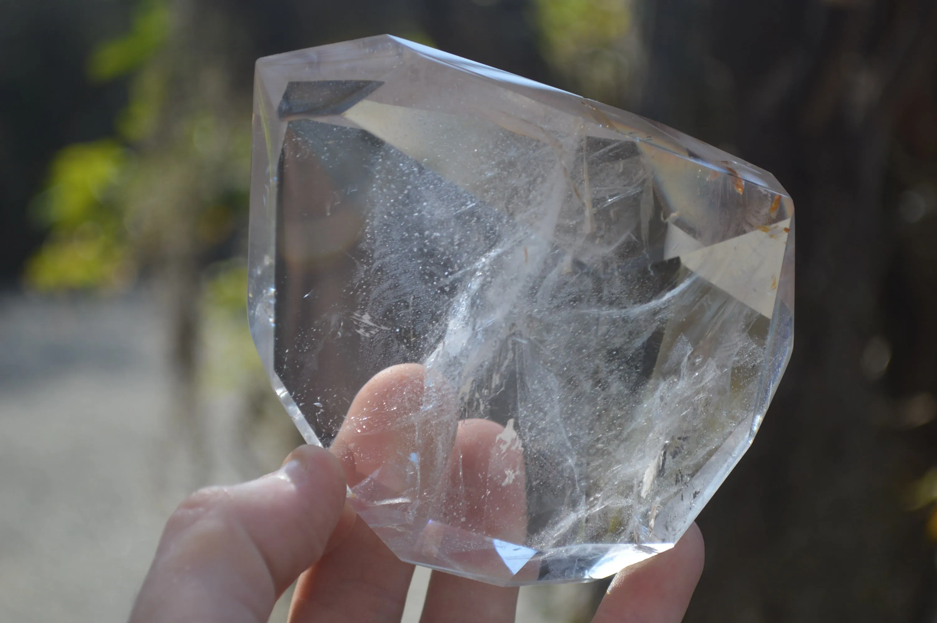 Polished Mixed Quartz Crystal Points x 3 From Madagascar