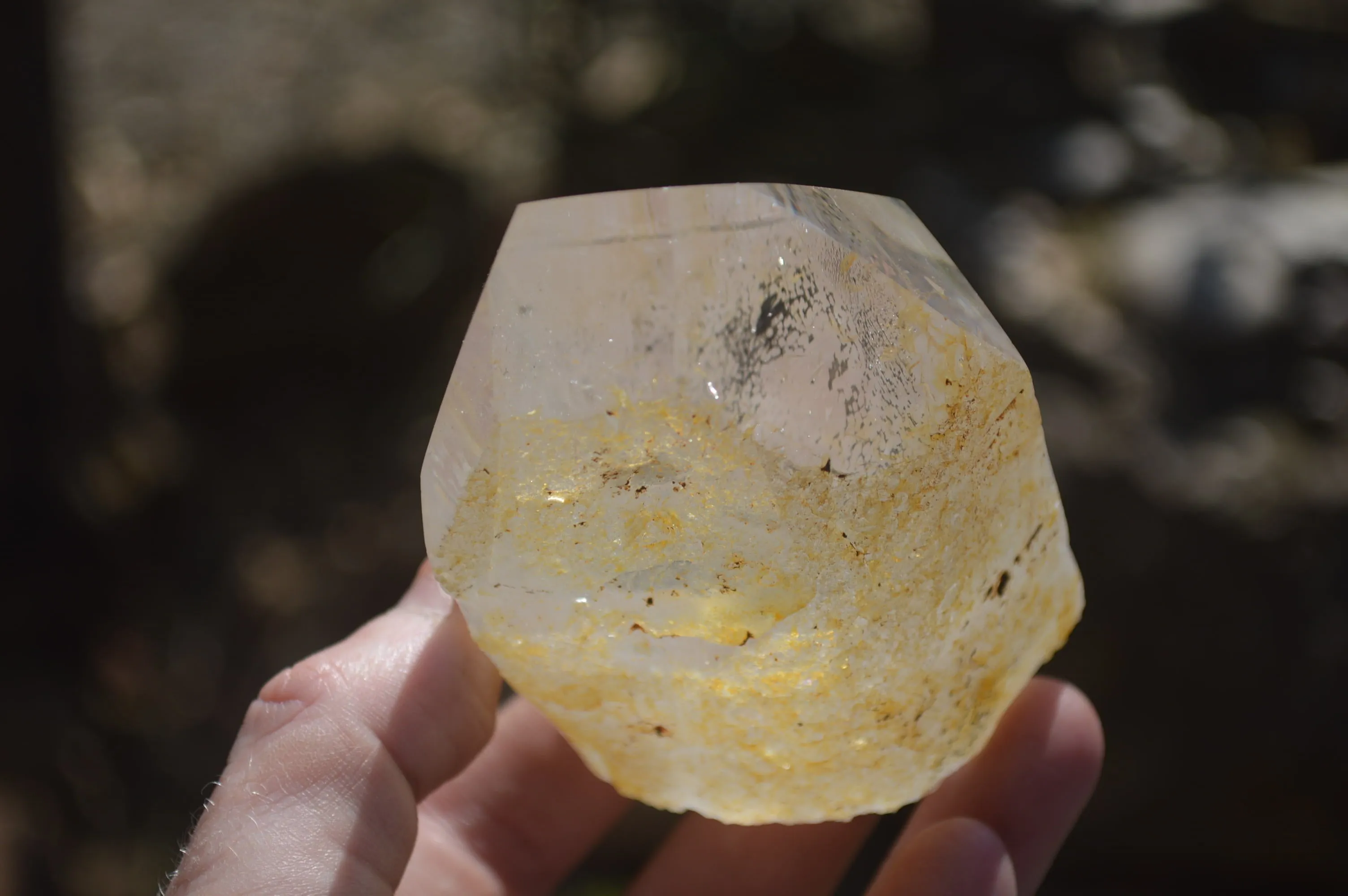 Polished Mixed Quartz Crystal Points x 3 From Madagascar