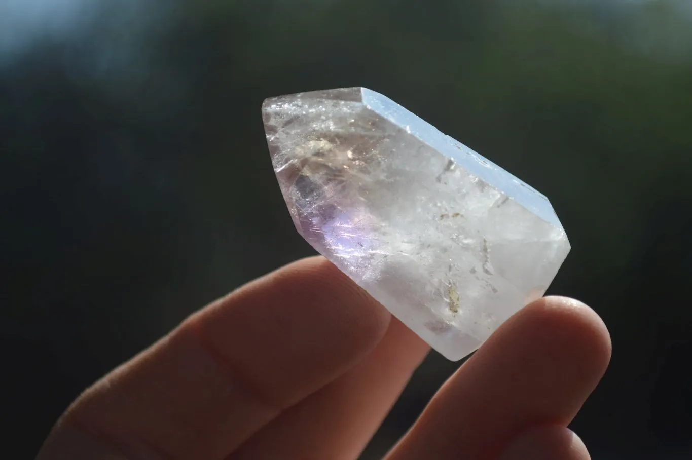 Polished Window Amethyst Quartz Crystals x 20 From Akansobe, Madagascar