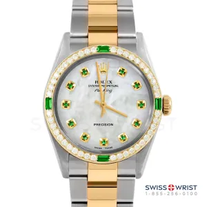 Rolex Air King 34mm | 5500-TT-WMOP-EMD-AM-4EMD-OYS