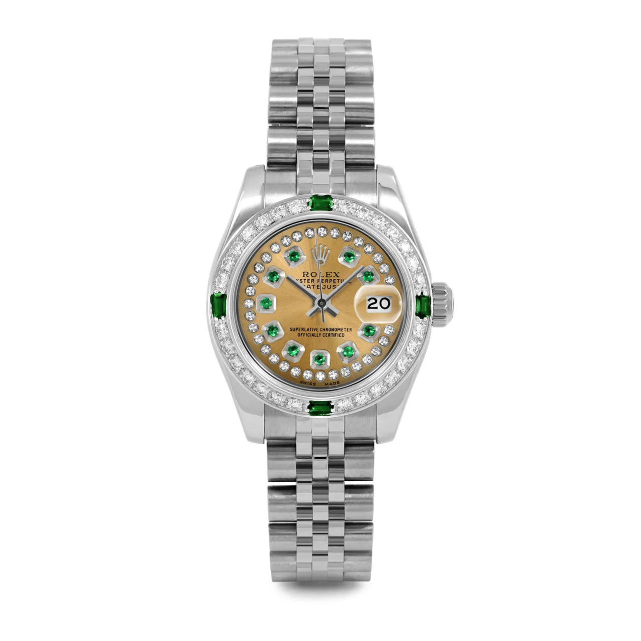 Rolex Datejust 26mm | 179174-CHM-STRE-4EMD-JBL