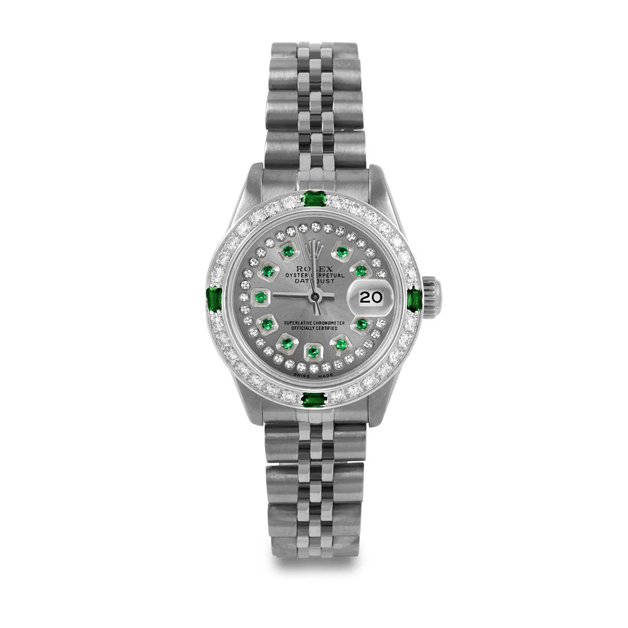 Rolex Datejust 26mm | 6917-SS-SLT-STRE-4EMD-JBL