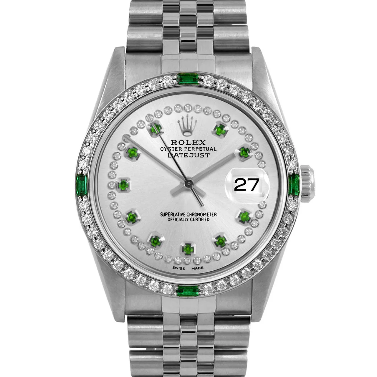 Rolex Datejust 36mm | 16234-SLV-STRE-4EMD-JBL