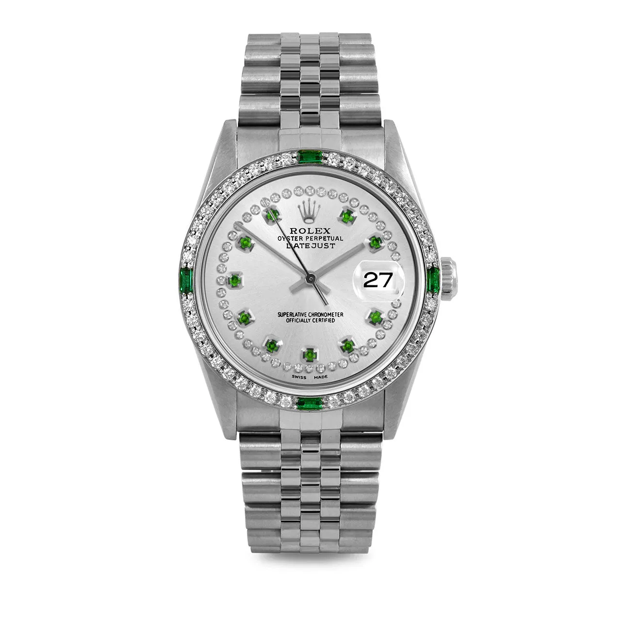 Rolex Datejust 36mm | 16234-SLV-STRE-4EMD-JBL