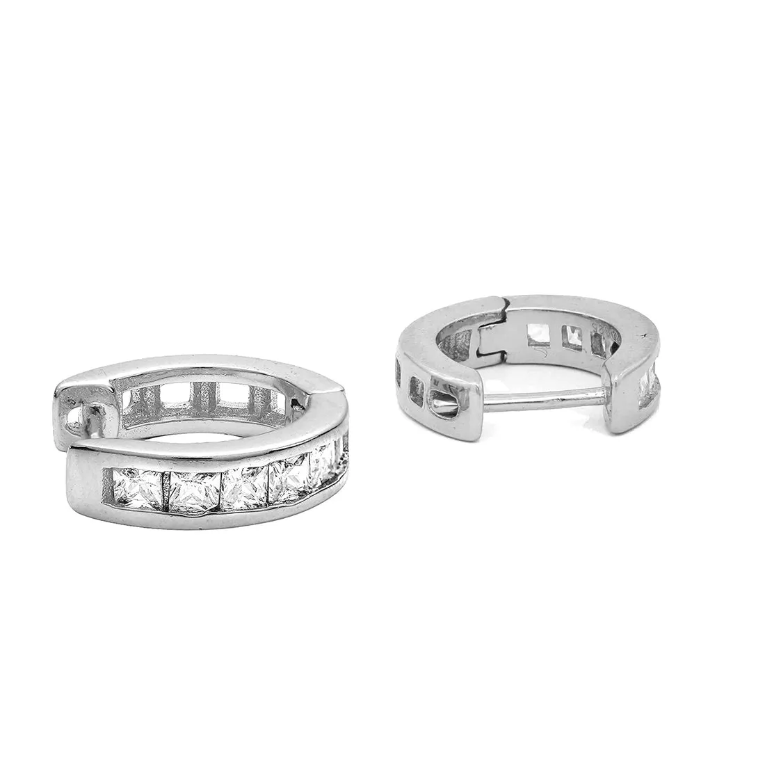 Shine Bright in Silver Hoops 925 Silver Earrings