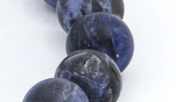 Sodalite Matte Natural Gemstone Centerpiece Necklace