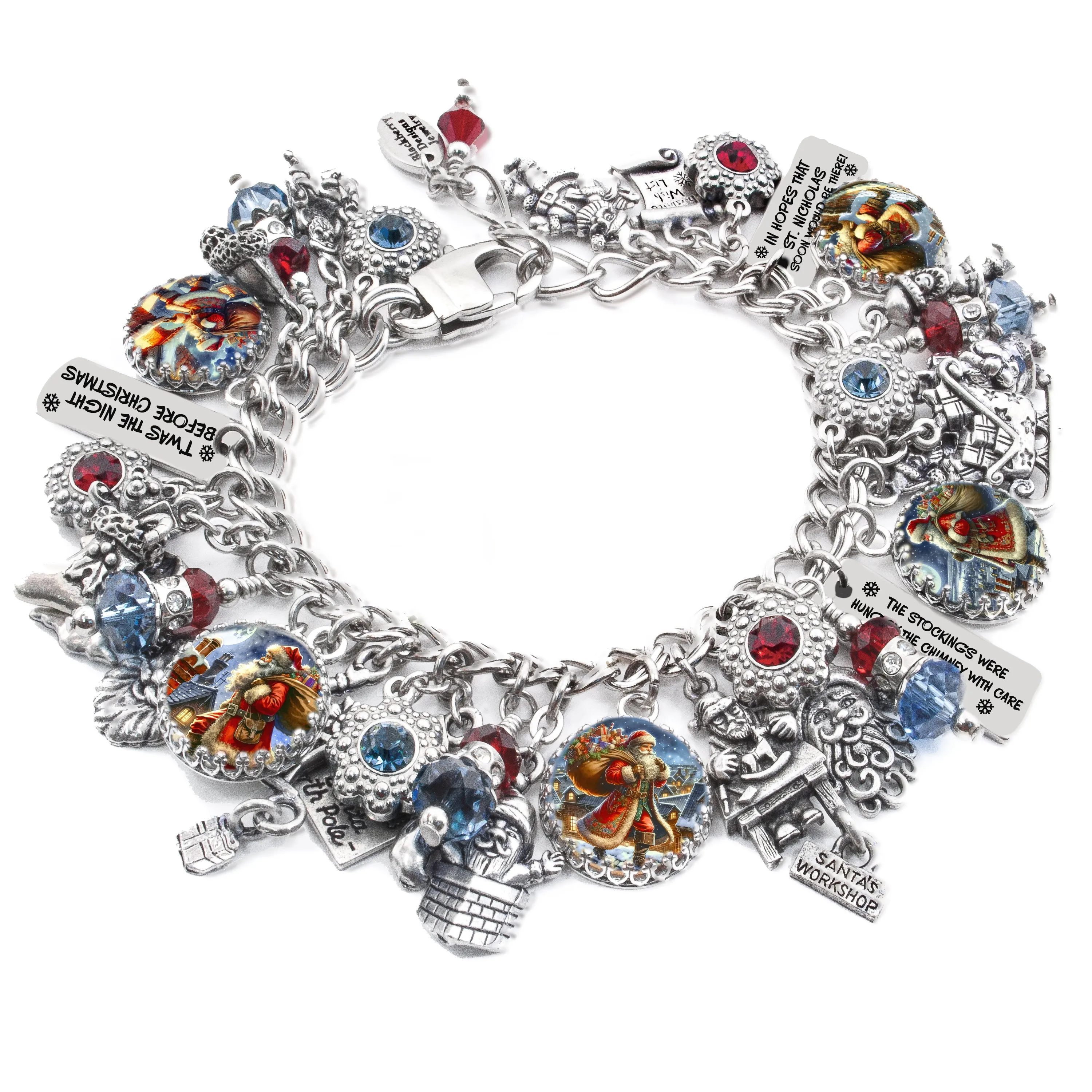 The Night Before Christmas Charm Bracelet