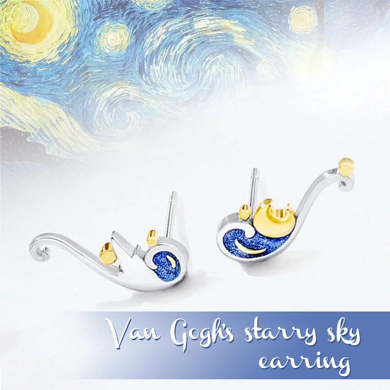 Van Gogh Starry Night Earrings